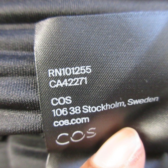 COS Black Ribbed Blouse - Picture 6 of 14